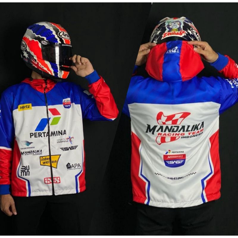✅ [NEW] JAKET MANDALIKA RACING TEAM MOTOGP HOODIE SUNMORI