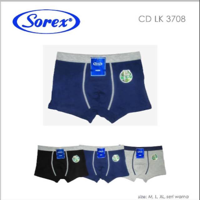 CD BOXER 3708 SOREX celana dalam pria