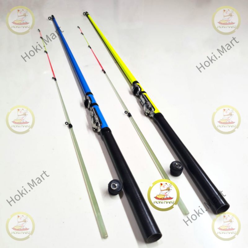 joran udang galah kelong pjg 150 sambungan bisa masuk ke bawah joran