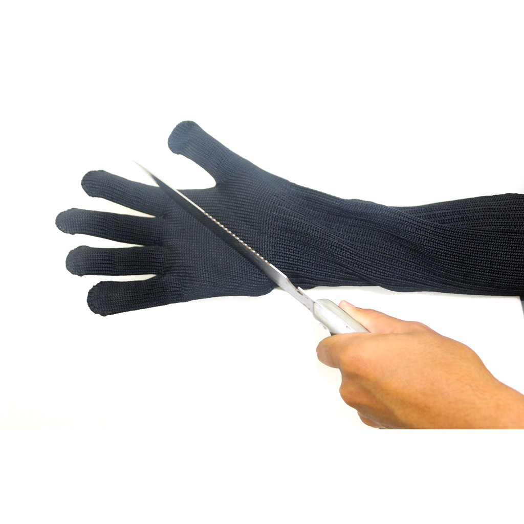 SARUNG TANGAN ANTI PISAU STAINLESS STEEL PANJANG
