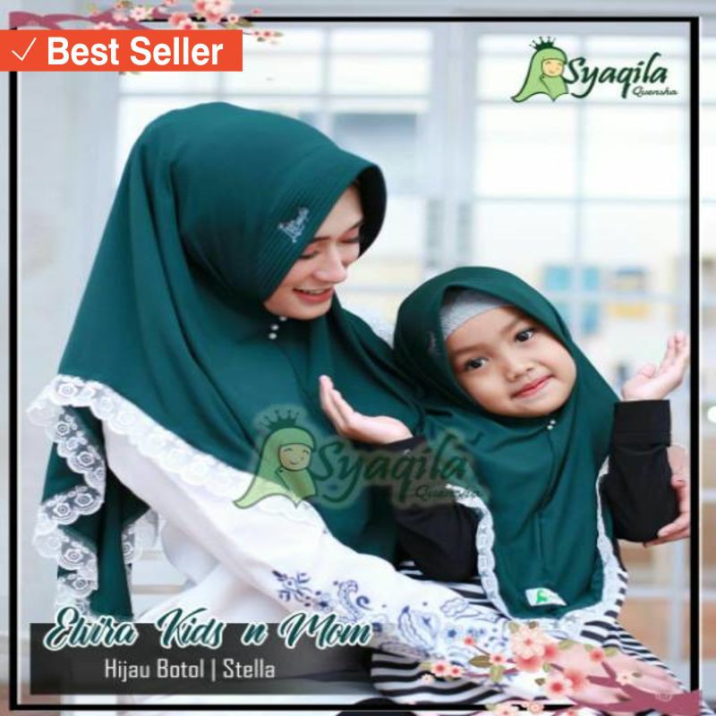 Hijab Viral Kekinian Model Trend Terbaru 2019 / HIJAB COUPLE IBU DAN ANAK/ELVIRA KIDS DAN DEWASA