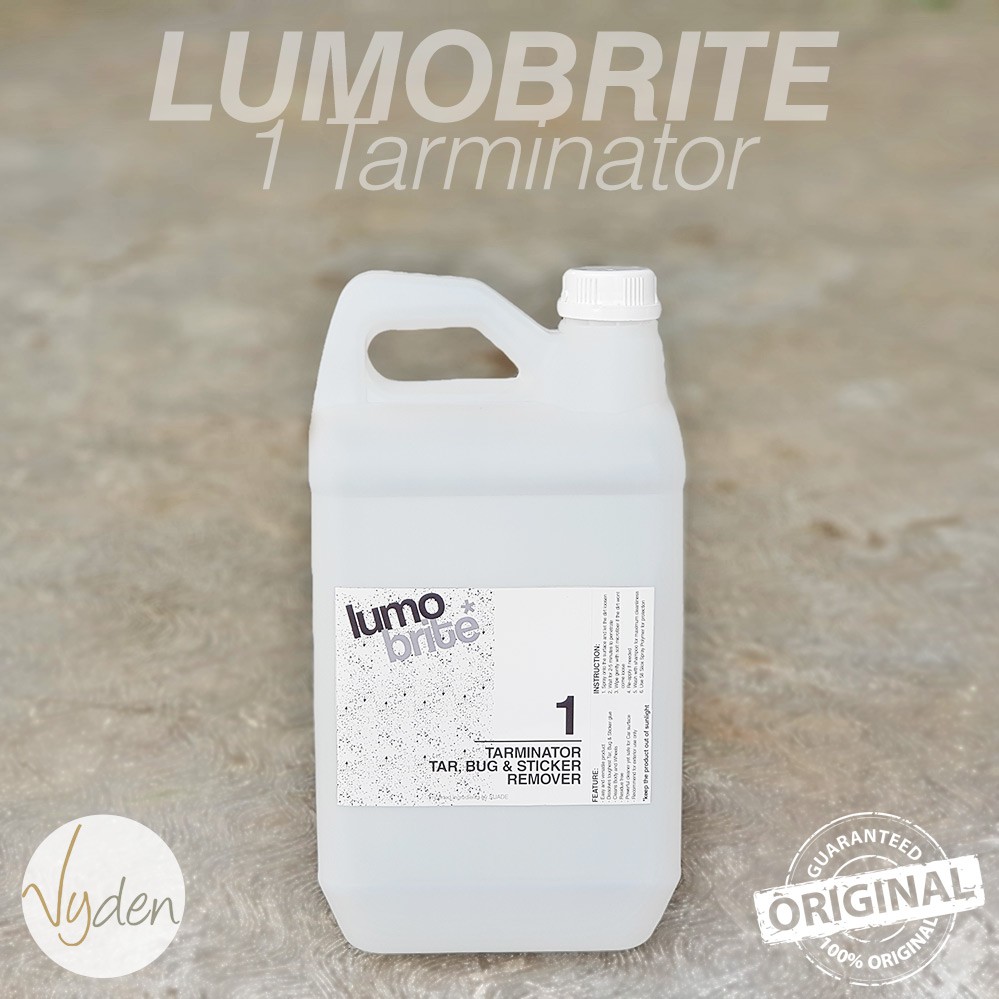 LUMOBRITE 1 Tarminator Tar Bug and Sticker Remover 5 Liter Pembersih Aspal Getah Pohon Stiker MURAH