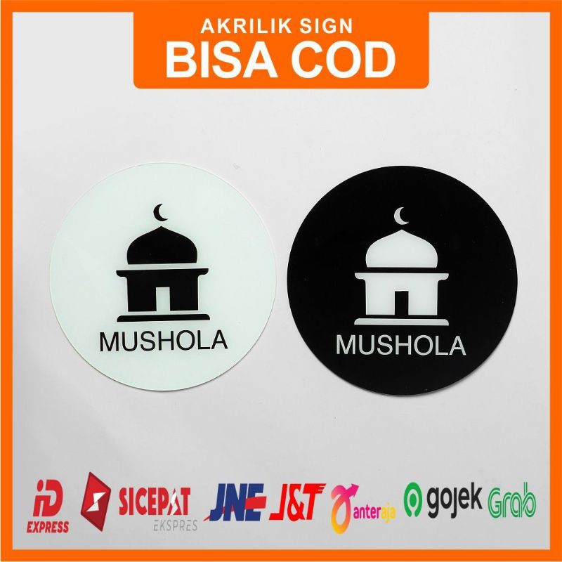 Akrilik Mushola Acrylic Mushola Papan Tanda Mushola Sign Mushola Hiasan Dinding Akrilik Mushola