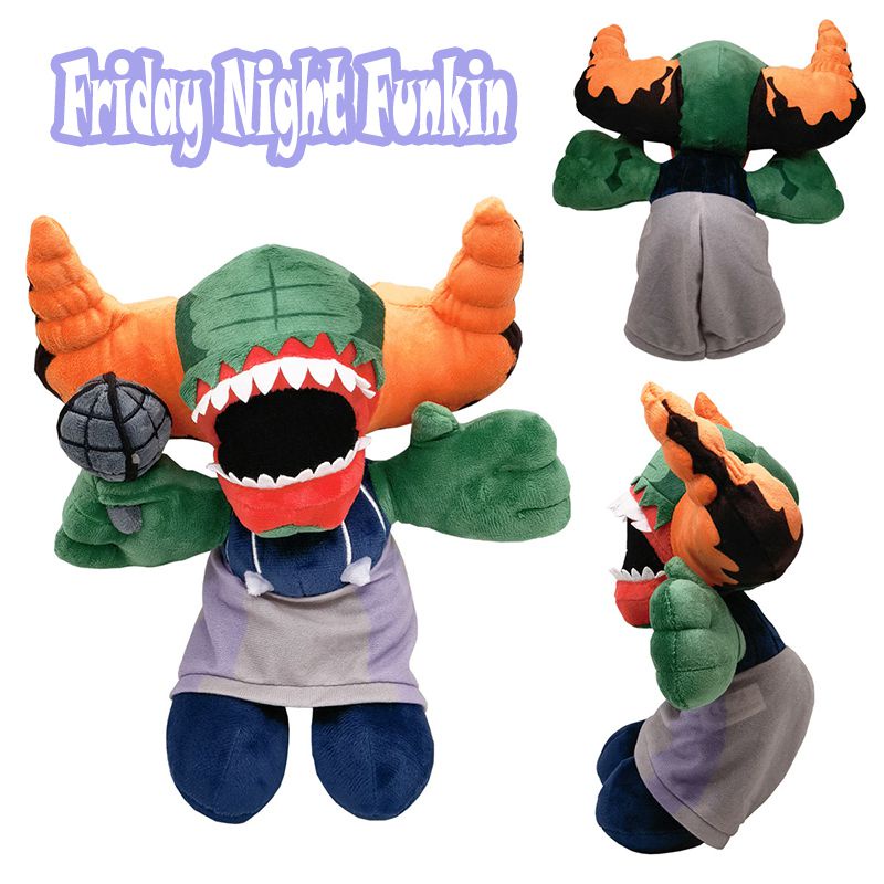 25cm Anime Friday Night Funkin  Plush Toy Cute Spooky Month Skid Stuffed Dolls Gifts  valentine's day gift