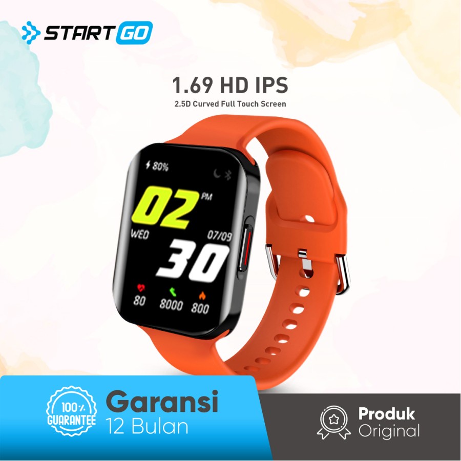 STARTGO S1 Pro by ADVAN Smartwatch HD IPS Screen 15 Sports Modes