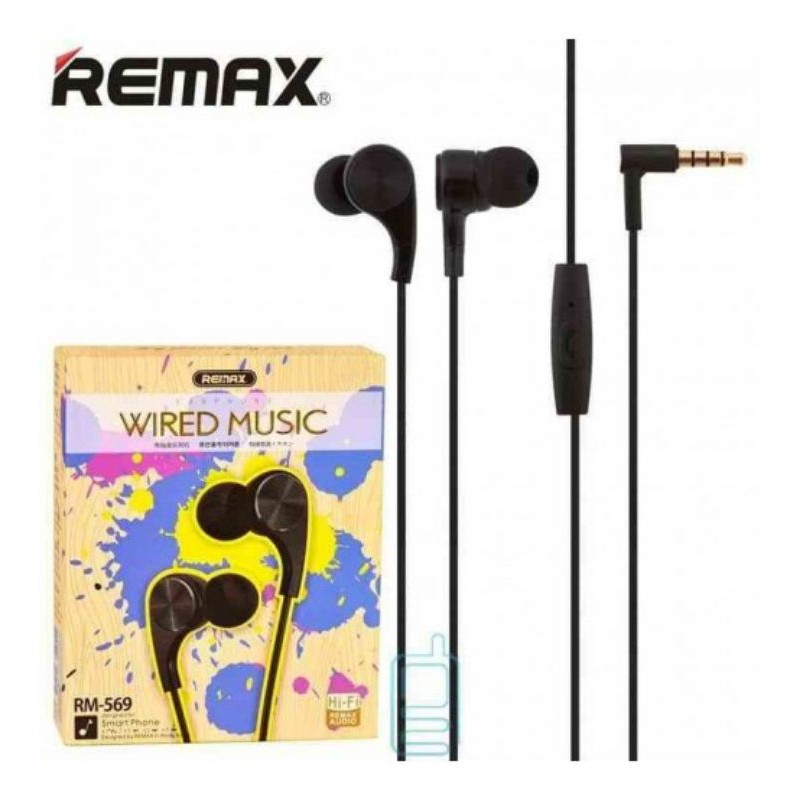 EARPHONE HANDSFREE SUPER BASS REMAX ORIGINAL 100% Remax Earphone Wired Music RM569 HEADSET