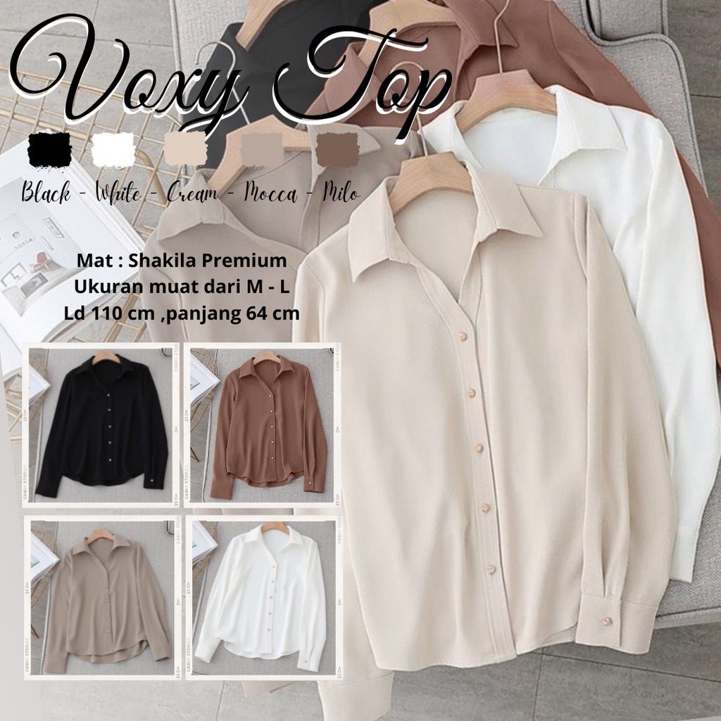 GFS GOLD BUTTON VOXY SHAKILA SHIRT