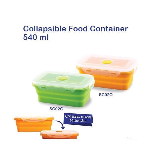 Baby Safe Collapsible Food Container 540ml