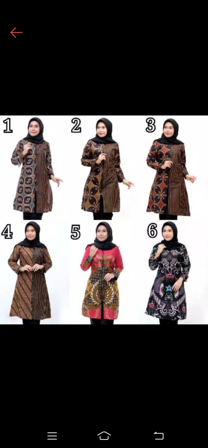 Atasan Tunik Batik Busui Dolbi Dobby Doby Tenun Sutra Tulis Halus Katun Atbm Baron ,sarombit Atasan