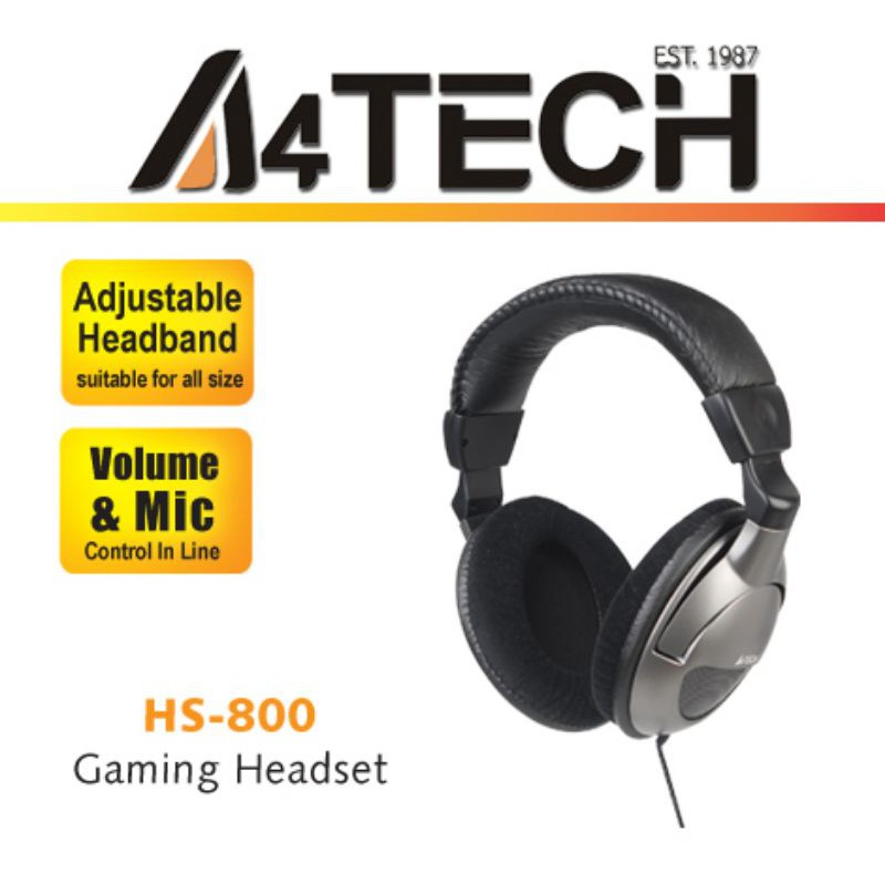 A4Tech HS-800 Gaming Headset Original Product