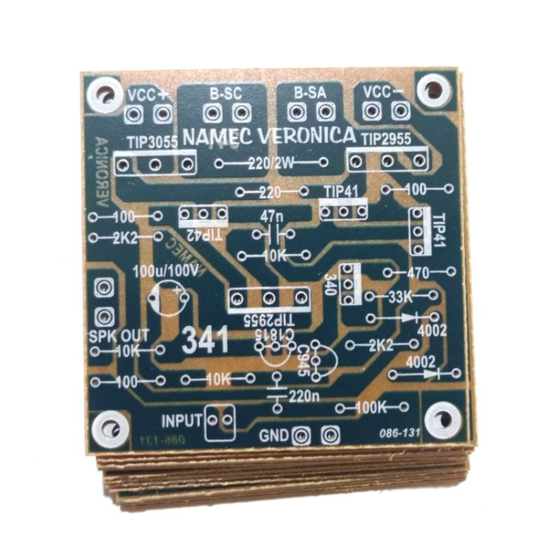 PCB Power Amplifier Micro Bostrap TEF Namec Veronica Tipe 341