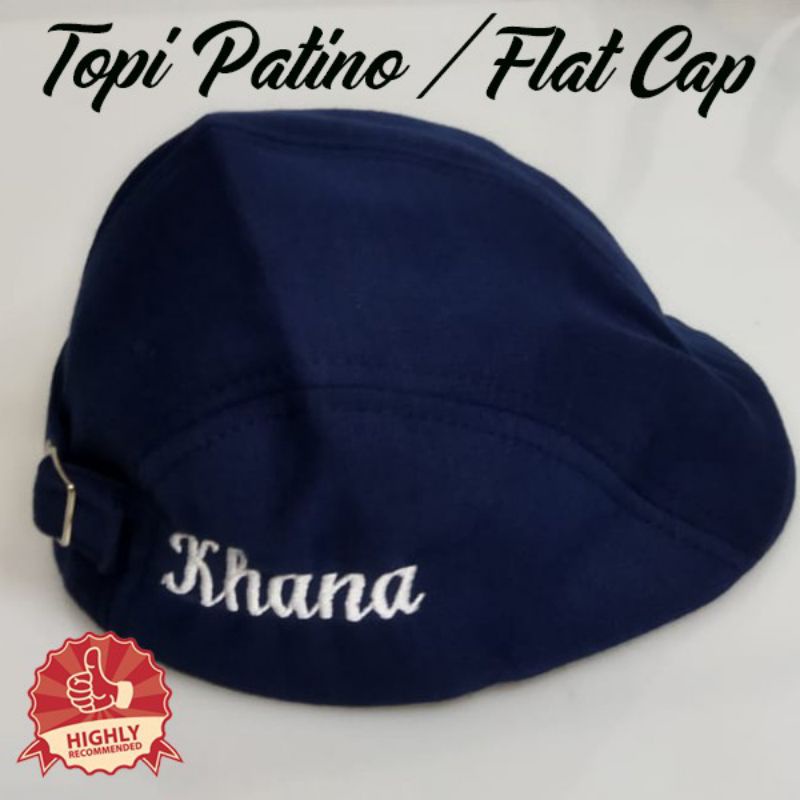 Topi Flat Cap Anak Gratis Bordir Nama Topi Kodok Topi Copet