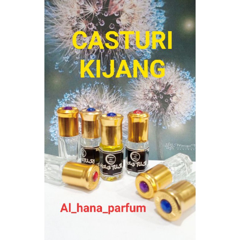 CASTURI JANATI/CASTURI KIJANG 3ML100% MURNI TANPA CAMPURAN.