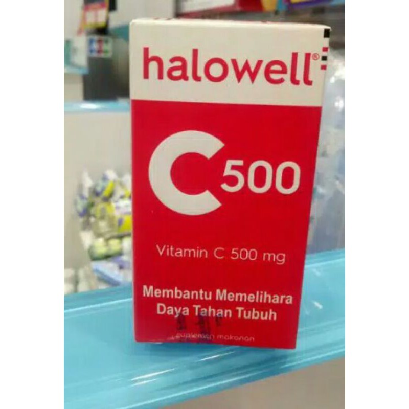 halowell vit c 500 mg isi 500mg