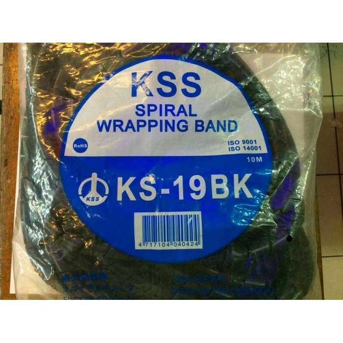 Spiral Kabel Protektor KS-19 Hitam | Kabel Spiral KS-19 KSS / Pelindung Kabel KS 19 Hitam KSS