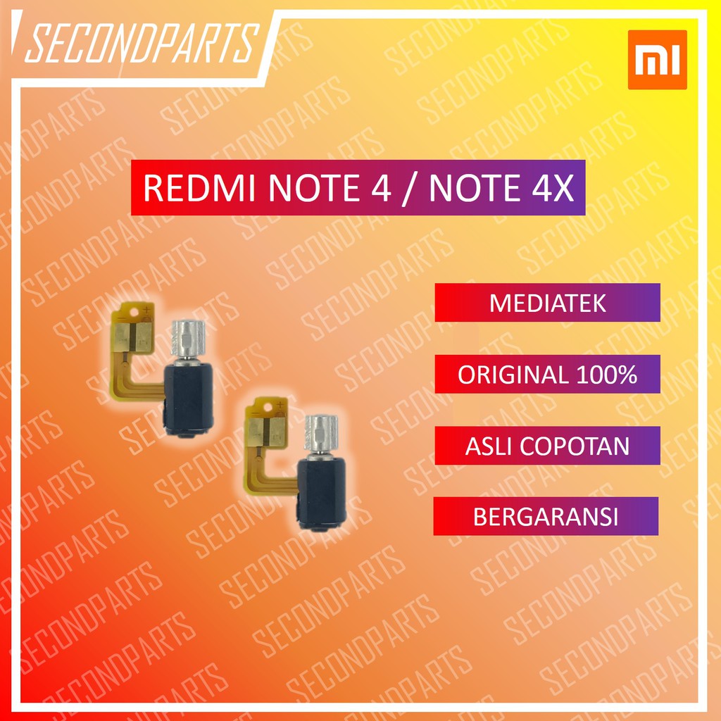 VIBRATE GETAR MESIN XIAOMI REDMI NOTE 4 / NOTE 4X MEDIATEK ORIGINAL COPOTAN