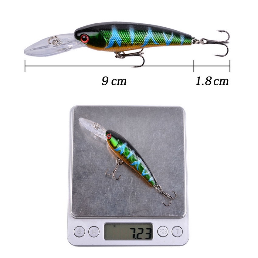 umpan Pancing Minnow 9cm 7,2gr ultralight casting fishing lure mancing casting laut pinggir pantai