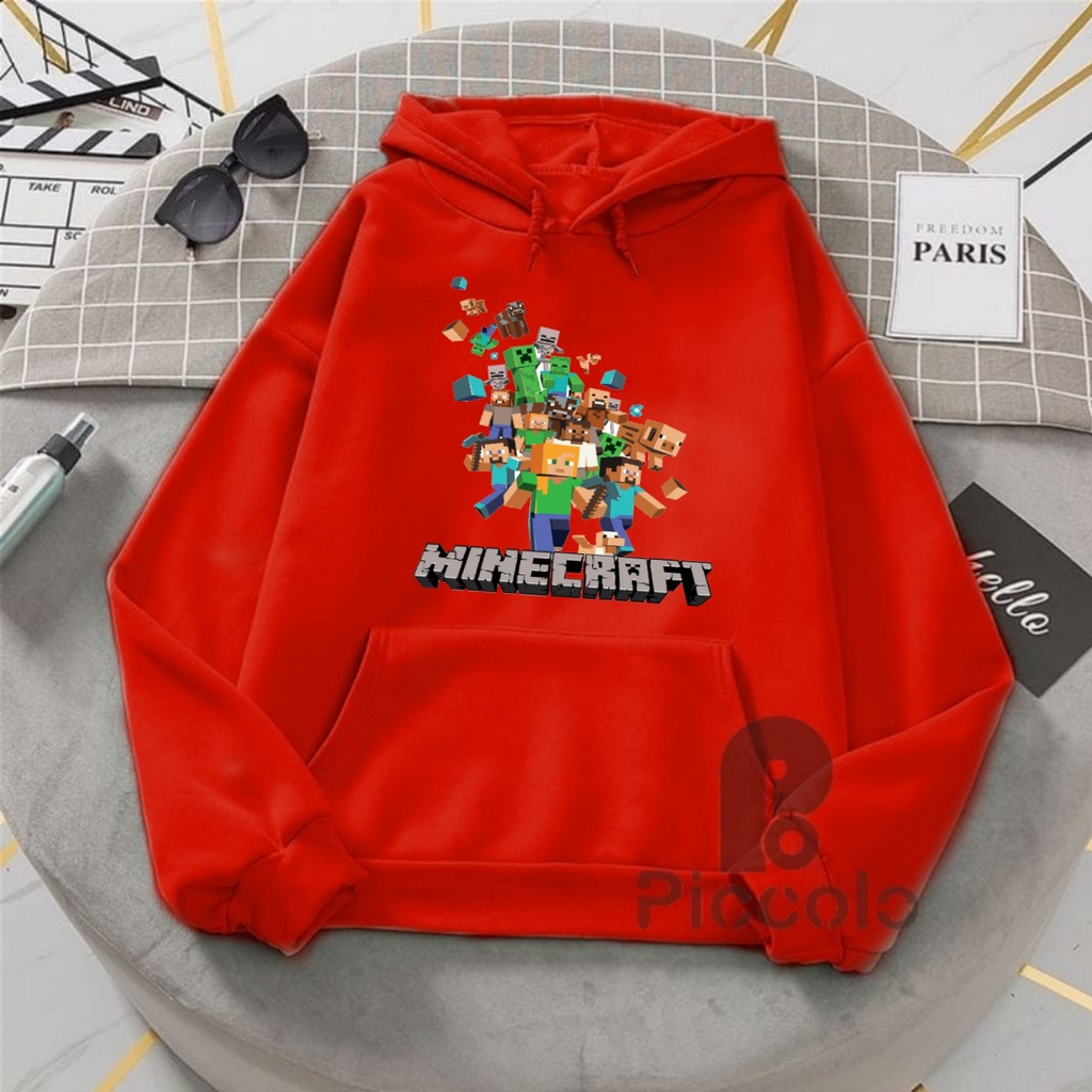 JAKET ANAK HOODIE ANAK MINECRAFT BAHAN PREMIUM