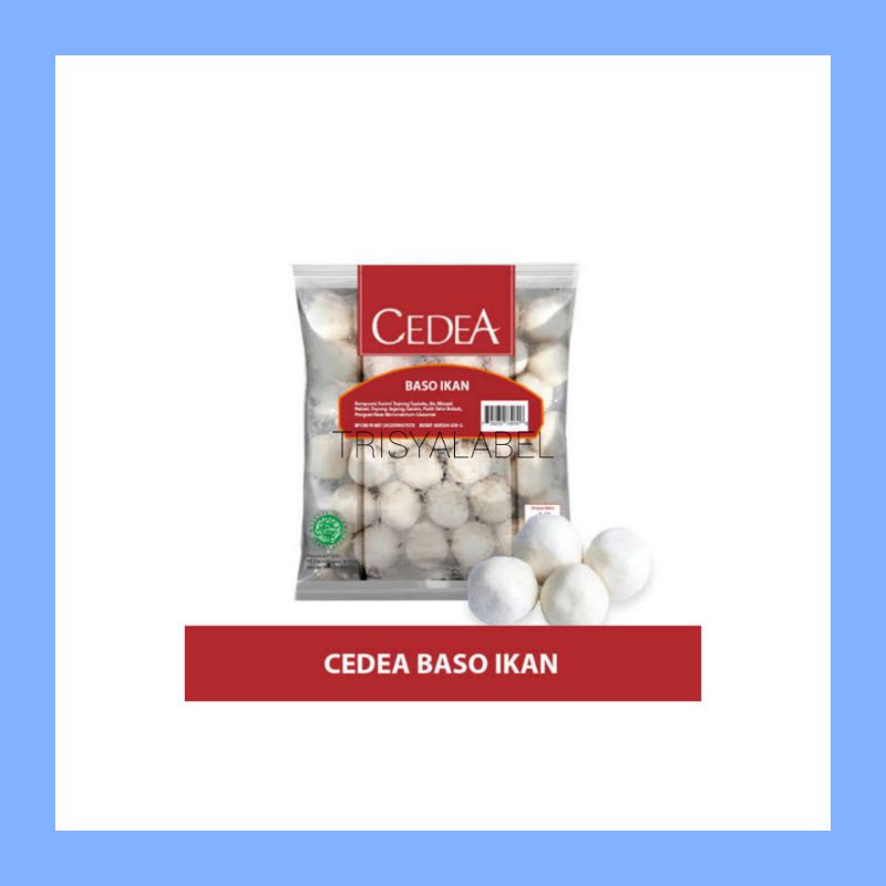 

500gr Baso Ikan Cedea | Frozen Food | TRISYALABEL