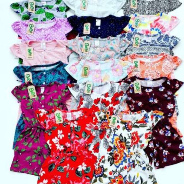 Jumpsuit Pendek Bobo Kids Size 2 3 4 5t Pakaian Baju Anak Perempuan Murah Grosir Shopee Indonesia