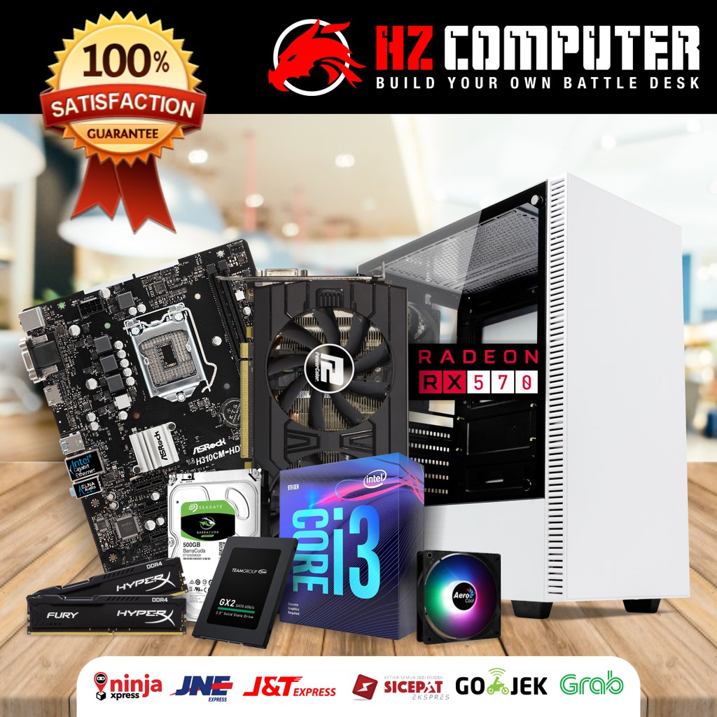 PC Hackintosh - Intel Core i3 9100F - RAM 8GB DDR4 - SSD