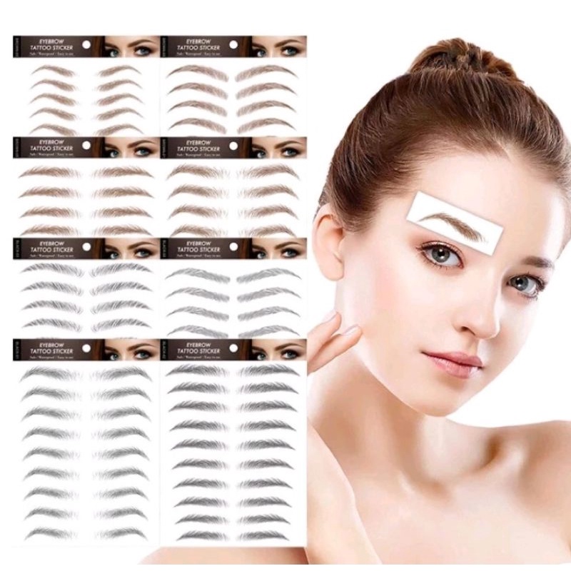 stiker alis waterproof#tato alis waterproof 3D