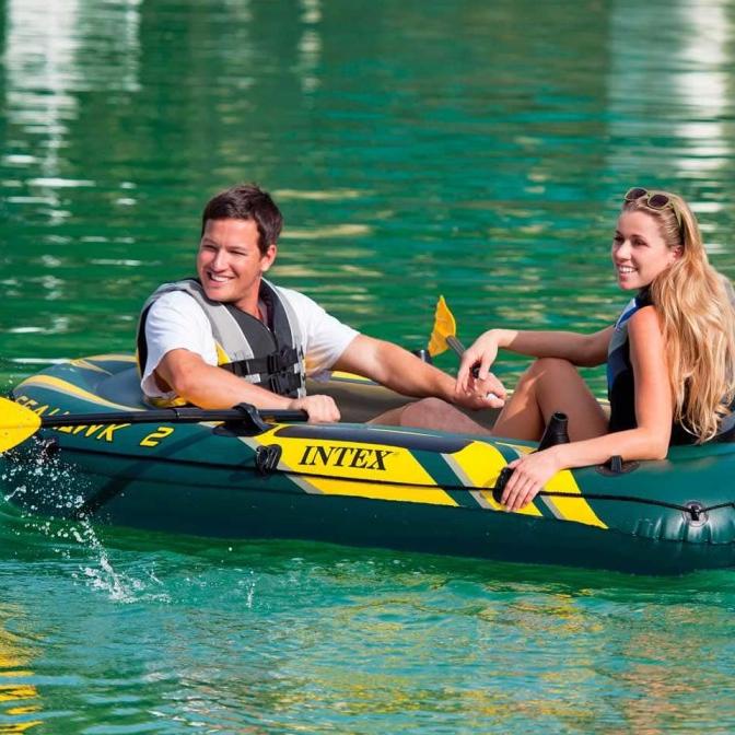 Perahu Karet Seahawk 2 Inflatable Boat Sport Series - INTEX 68347