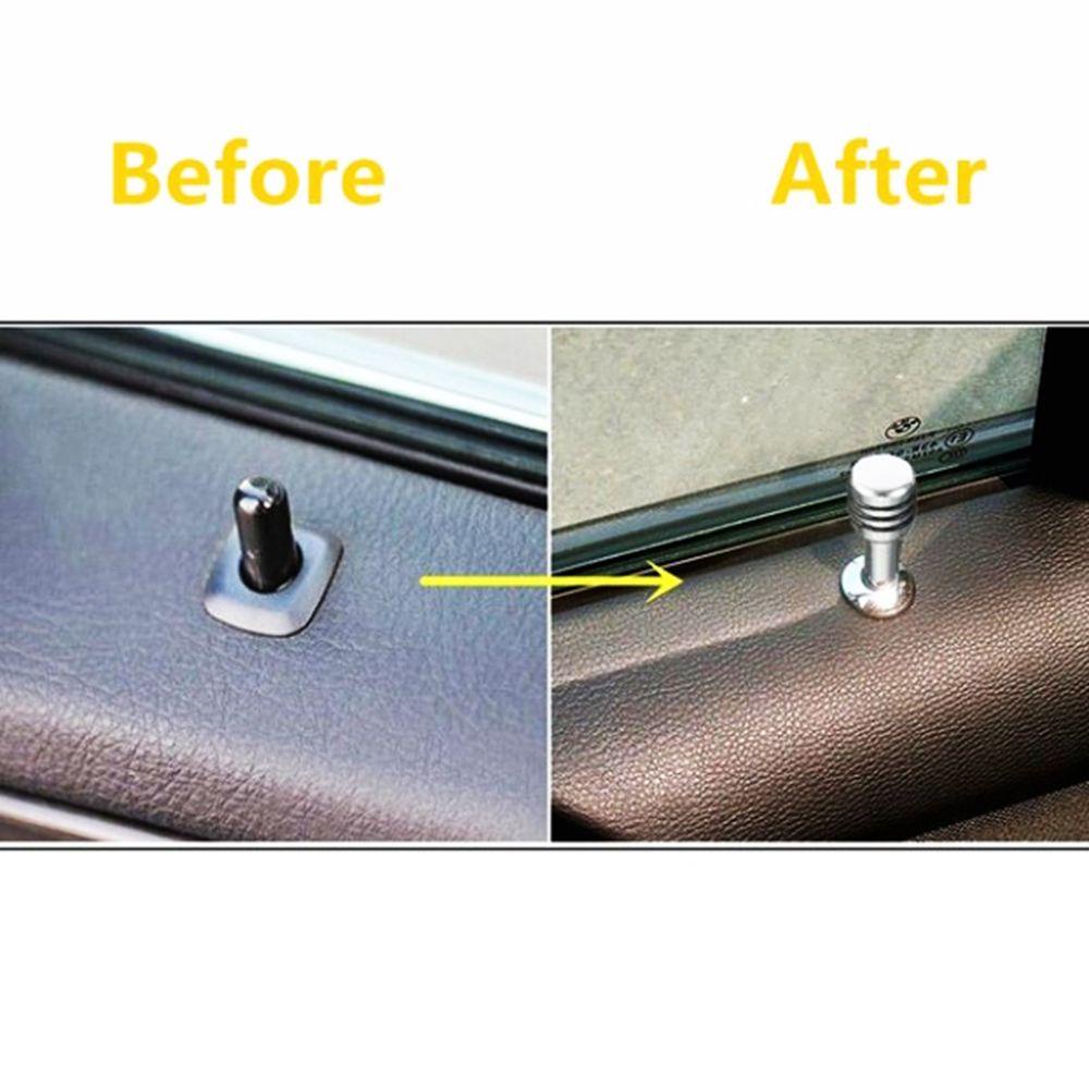 Populer 2pc/4pcs Kunci Pintu Mobil Mode 5warna Truk Hias Otomatis