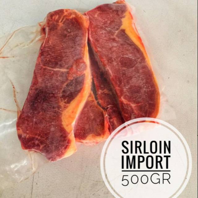 

Sirloin steak impor