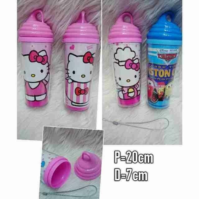 Botol Tumbler anti tumpah Botol minum isi 2lapisan,anti tumpah