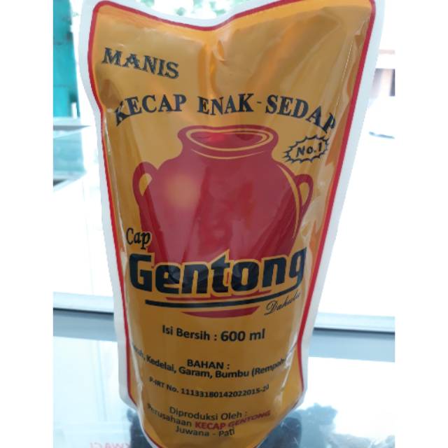 

Kecap manis cap Gentong refil