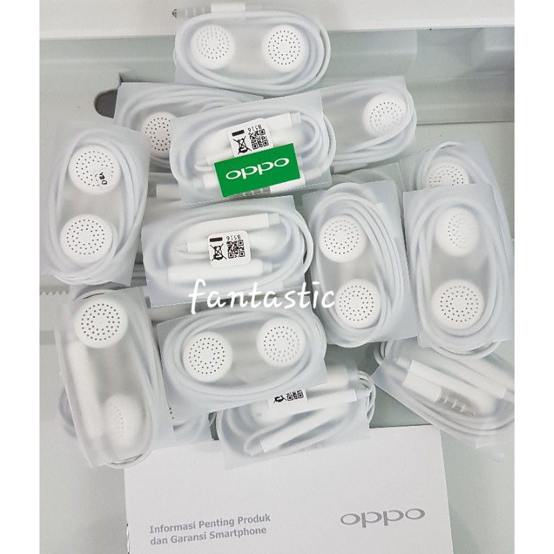 HEADSET OPPO STEREO ( ORIGINAL 100% )