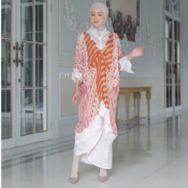 chandani.id • ISVARA KAFTAN | Baju Wisuda Kondangan Kaftan Viscose Kain Rok Lilit