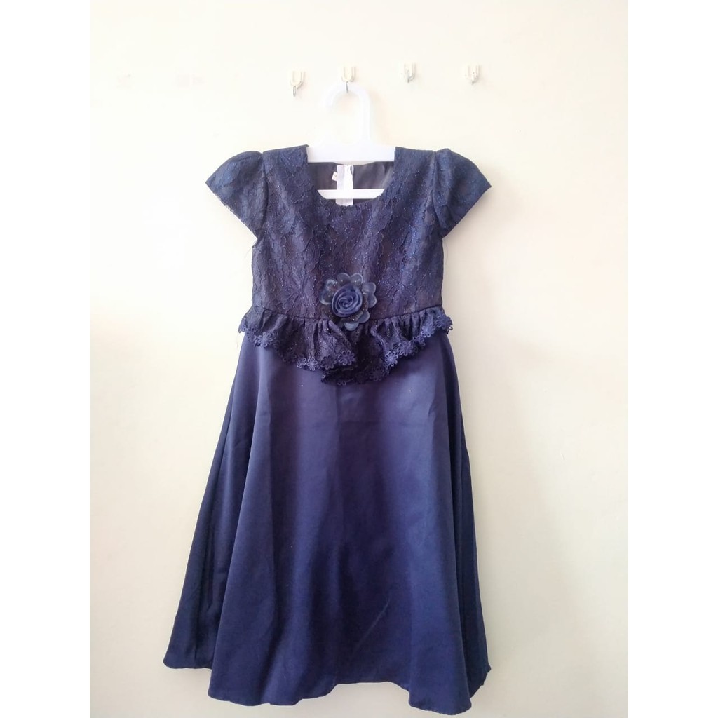 Gaun Anak 2 Tahun Dress Anak Perempuan 10 Tahun Import Baju Cewe Bahan Velvet Premium KA64