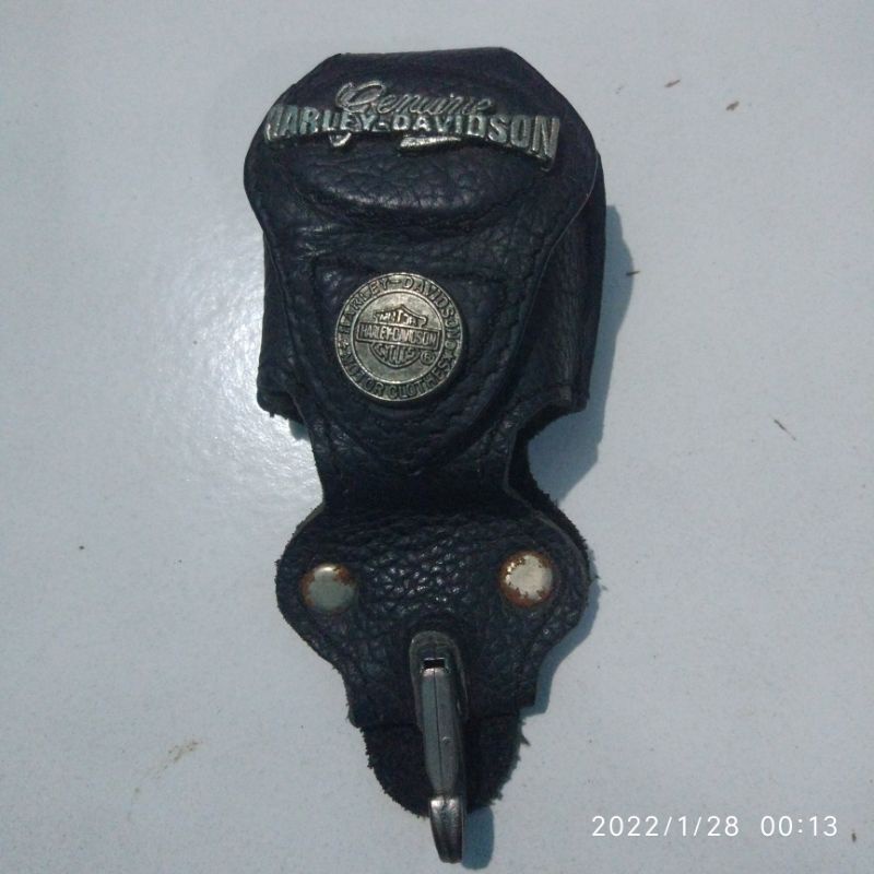 Pouch case leather Zippo Harley Davidson