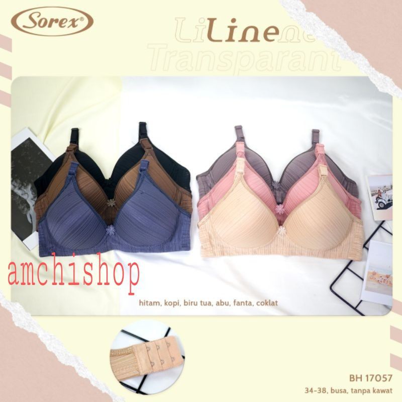 bh bra sorex tanpa kawat/bra sorex 17057