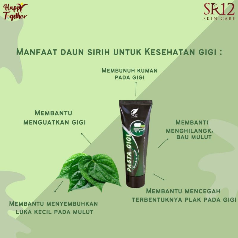 PASTA GIGI SIWAK DAN SIRIH ALAMI BPOM SR12 HERBAL SKINCARE - ODOL HALAL PENCEGAH GIGI BERLUBANG BAU MULUT