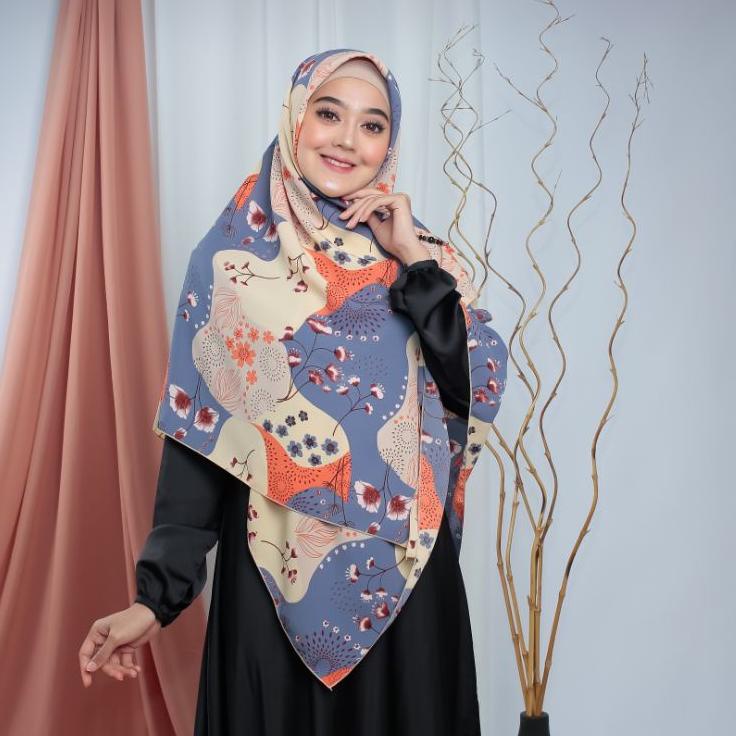 <PuZ ✪> khimar segiempat wolfis motif jumbo syari uk 150x150 By Honi Hijab /Terready