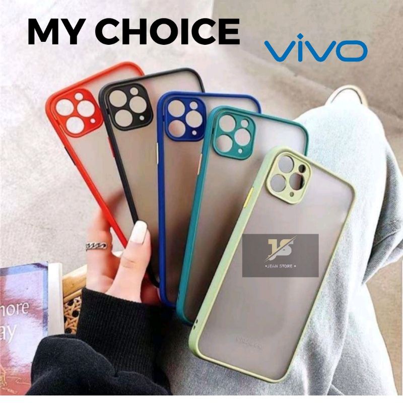 CASE HYBRID MATTE FUZE MY CHOICE DOVE CASING VIVO Y12 Y12s Y15 Y17 Y19 Y20 Y20S Y30 Y30i Y50 Y51 Y53s Y91 Y93 Y95 S1 S1 PRO V11 PRO V15 PRO V20 SE V21 5G Z1Pro Y21S Y21 2020 V21 V19 Y15S V23E V23 4G 5G Y75 5G Y01 T1 Y33T T1 5G V25 PRO Y16 Y22 Y352022 V25E