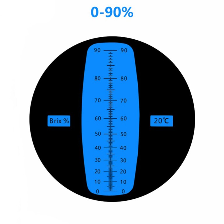 REFRACTOMETER SIRUP BRIX 0-90%