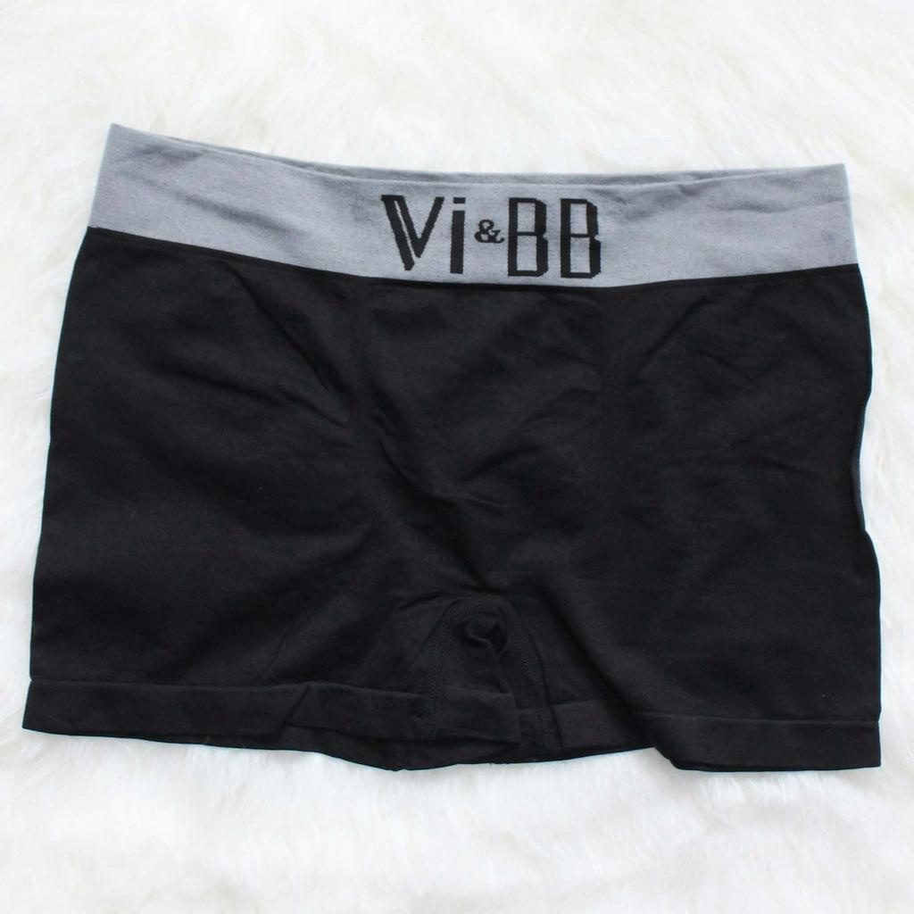 Boxer Vi BB Rajut - PILIH WARNA - Pria Dewasa | Celana Dalam CD Seamless Spandex Tanpa Jahitan VBB V &amp; V&amp;BB Vi-BB V-BB - OPEN ViBB Vi&amp;BB Cowo Cowok