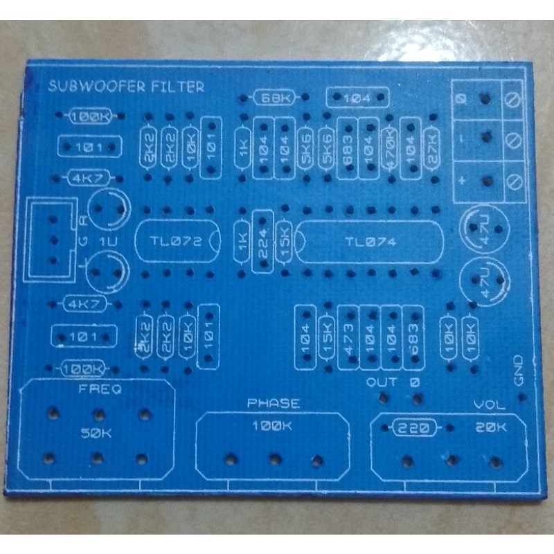 Pcb filter subwoofer (10pcs)