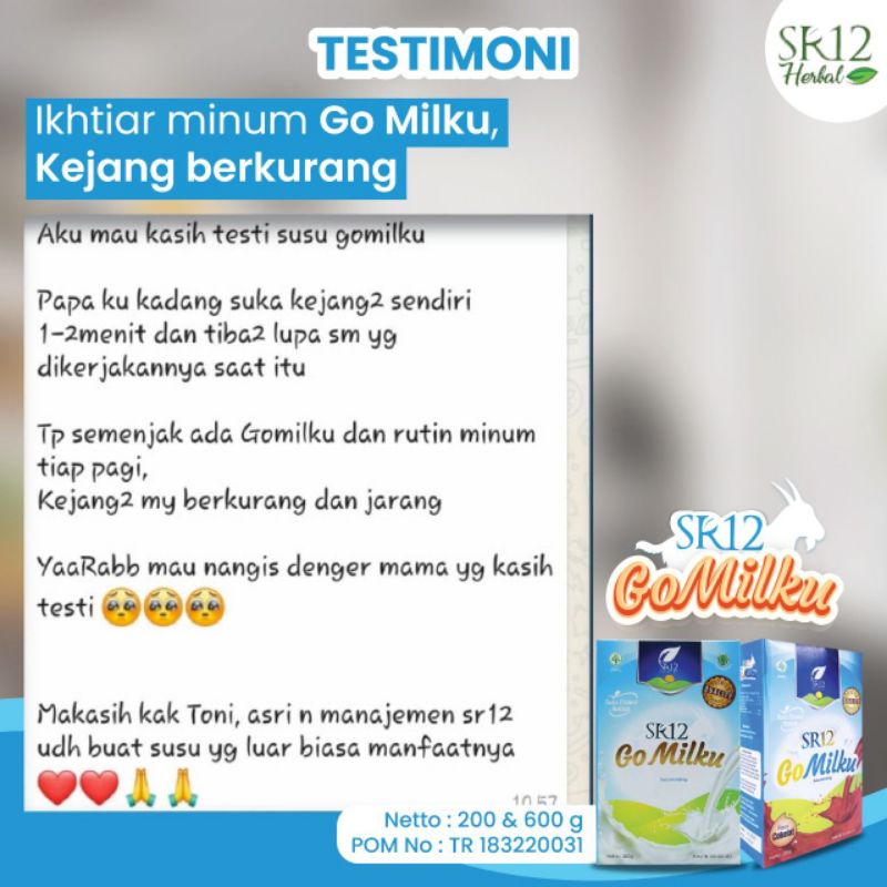 

GoMilku Susu Kambing Etawa Herbal Halal BPOM