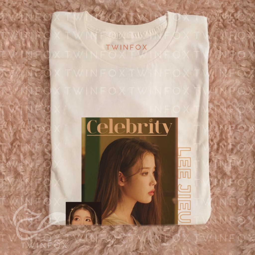 Kaos Kpop Unisex IU Celebrity Photo