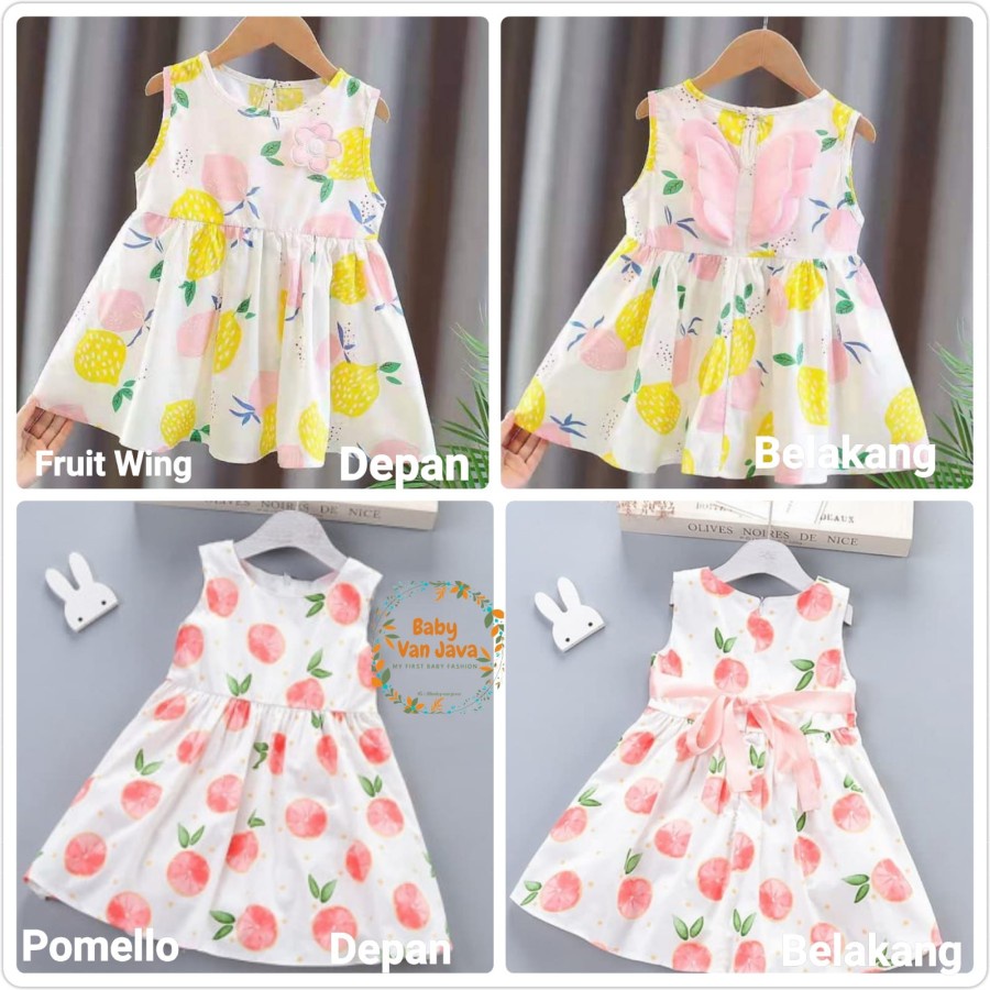 PAKAIAN BAYI [Premium impor] BAJU ANAK DRESS AFIS ASI BOOSTER (1 Tahun - 3 Tahun)