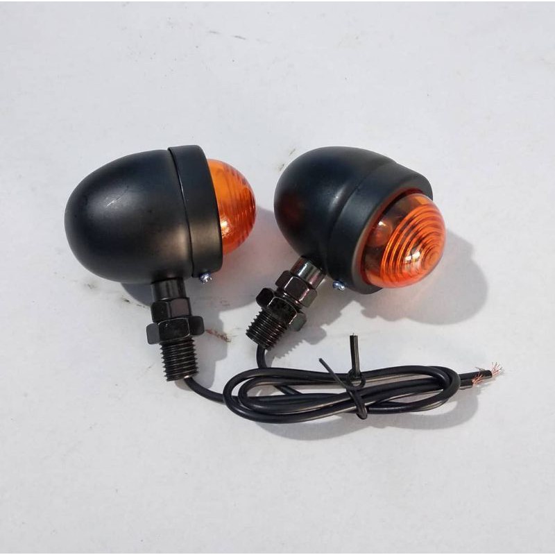 Paket LAMPU STOP REM SEN JAPSTYLE bulat acipi POLOS klasik MURAH japs
