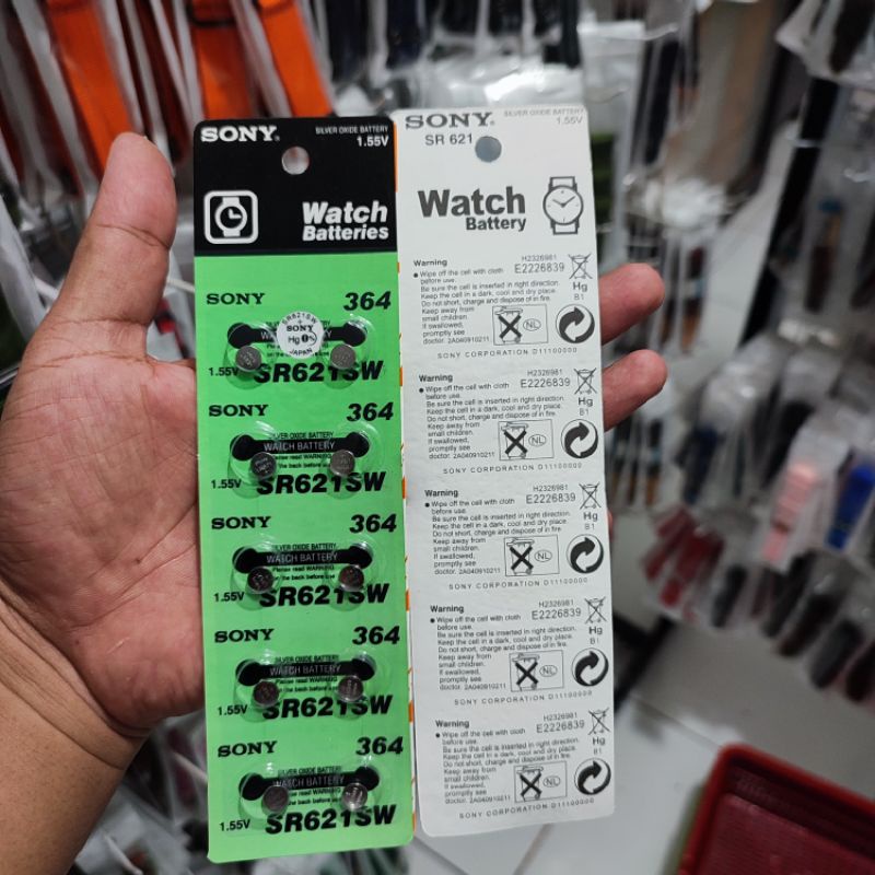 Baterai Jam Tangan Sony 364 Sr621Sw Termurah 1 lembar