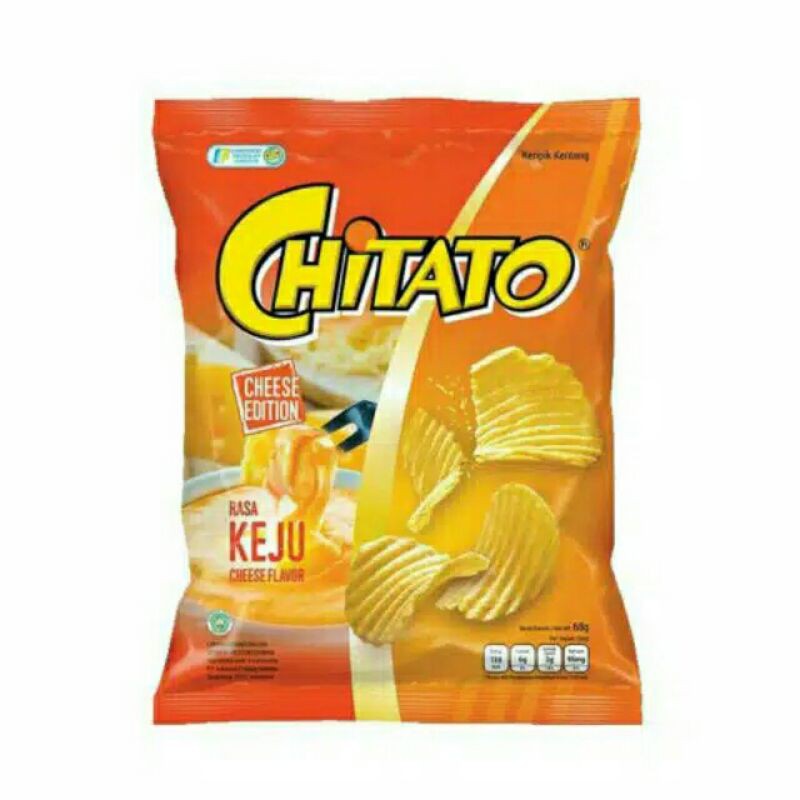 

Chitato 68G - Cheese Keju Keripik Kentang Potato Chips