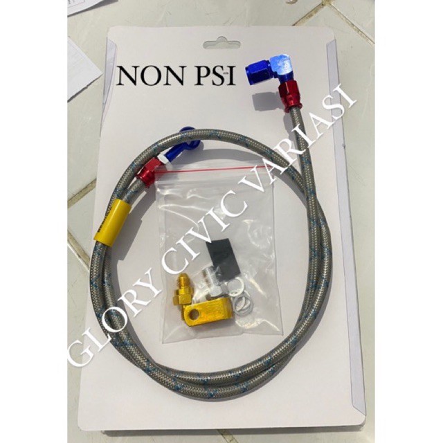 KABEL SELANG REM DEPAN VARIASI PSI CRG KABEL SELANG REM DEPAN MODEL PSI CRG 95CM UNIVERSAL