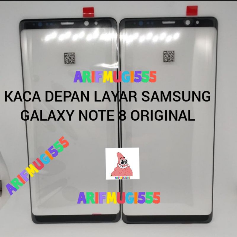 KACA LAYAR KACA DEPAN KACA LCD TOUCHSCREEN SAMSUNG GALAXY NOTE 8 ORIGINAL